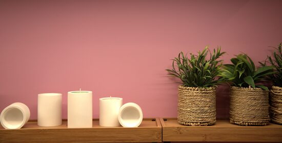 Svečturu komplekts tējas svecēm "Trio"